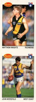 1994 Allen's Double Up Series #C253-011 Matthew Knights / John Worsfold Front